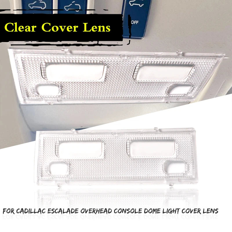 Crystal Clear Overhead Dome Light Cover for Chevy, GMC & Cadillac Trucks and SUVs