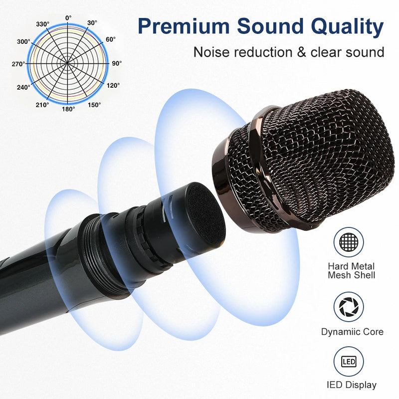Rechargeable Wireless Handheld Microphone