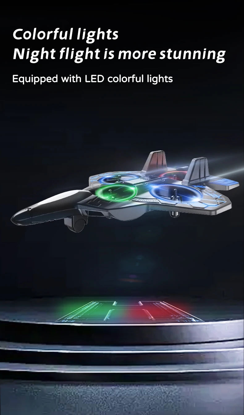 RC Stunt Foam Airplane with LED Lights
