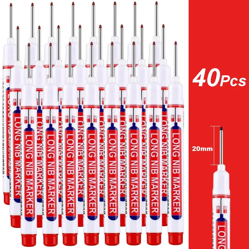 Waterproof Deep Hole Paint Markers for Metal & Woodworking