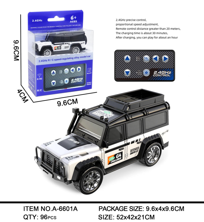 Mini Alloy RC Car with Trailer