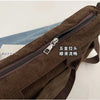 Multi-Pocket Corduroy Tote Bag – Large Capacity Casual Satchel for Travel, Work & Commute