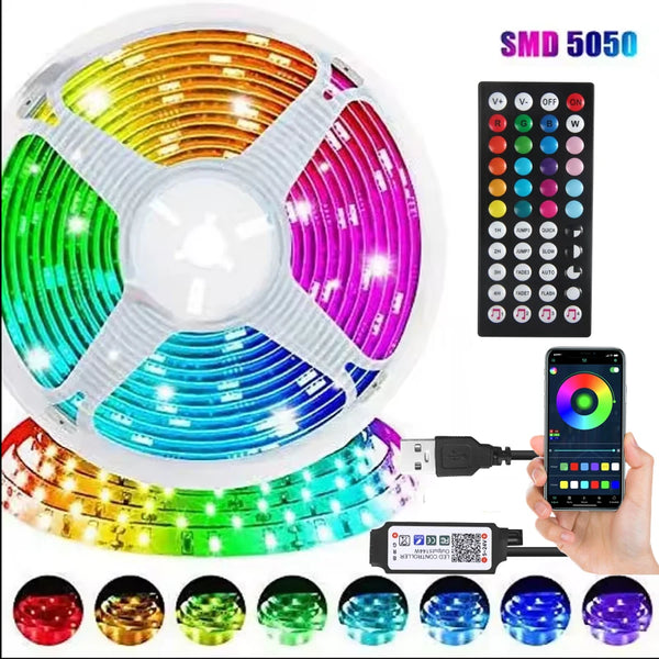 Bluetooth LED Strip Lights with Music Sync