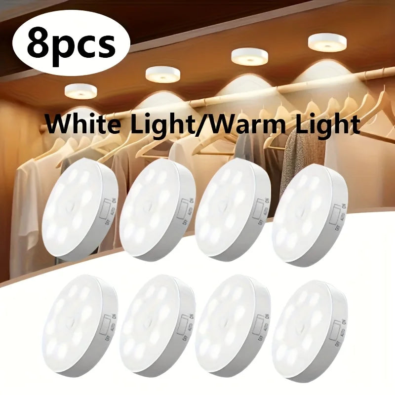 Motion Sensor LED Night Light with Magnetic Mount