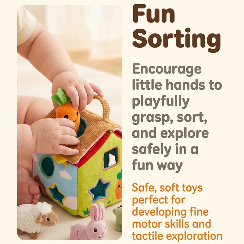 Montessori Carrot Pluck & Sort Sensory Toy Set