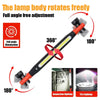 Rechargeable LED Work Light with Magnetic Base and Hooks