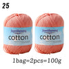 Premium 100% Cotton Yarn – Medium-Fine Weight for All-Season Knitting