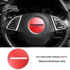 Red interior and exterior trim kit for Chevrolet Camaro 2017-2024 featuring a red trim piece.