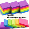 Vibrant Neon Self-Adhesive Sticky Notes for Organization