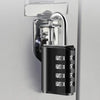Secure 4-Digit Combination Padlock with Key