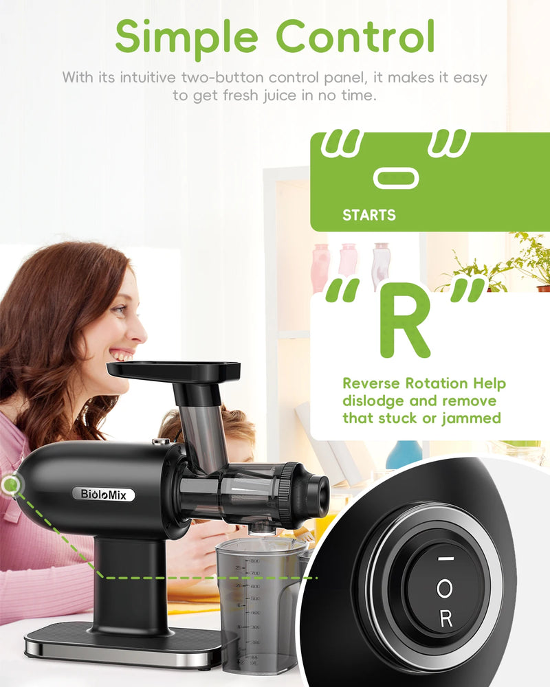 Cold Press Slow Masticating Juicer