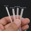 Invisible Ring Size Reducer with Spiral Spring Tightener