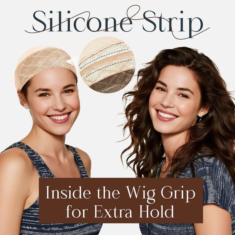 Silicone-Strip Wig Grip Cap