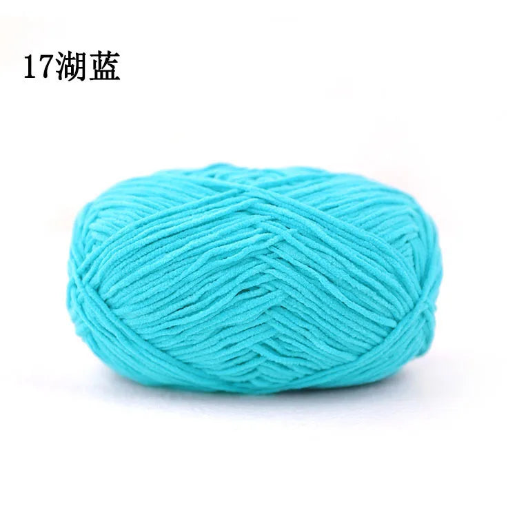 Matte Chenille Yarn for Crochet and Knitting