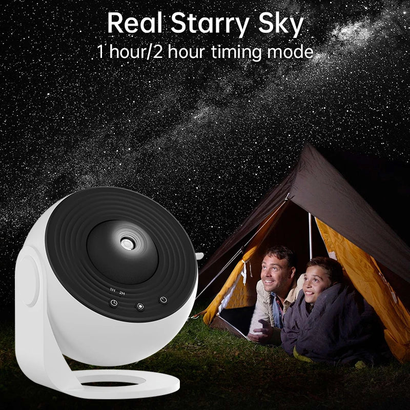 Galaxy Star Projector Night Light with 12 Film Slides