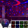 A collection of Galaxy Starry Sky LED projector night lights showing various star and celestial patterns.