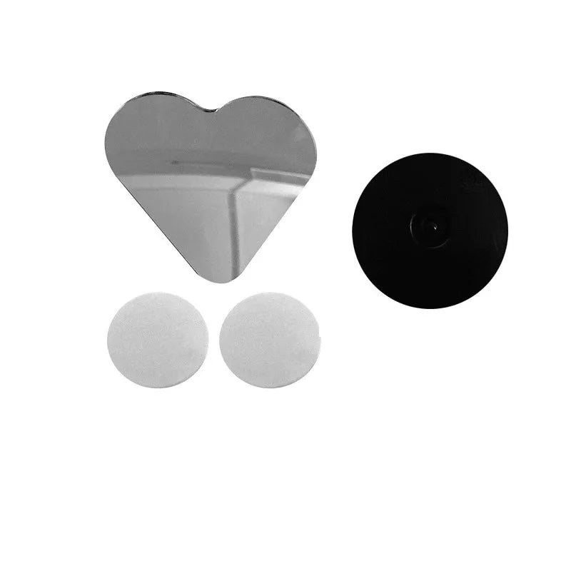 Heart-Shaped HD Wide-Angle Car Rearview Mirror (2-Pack)