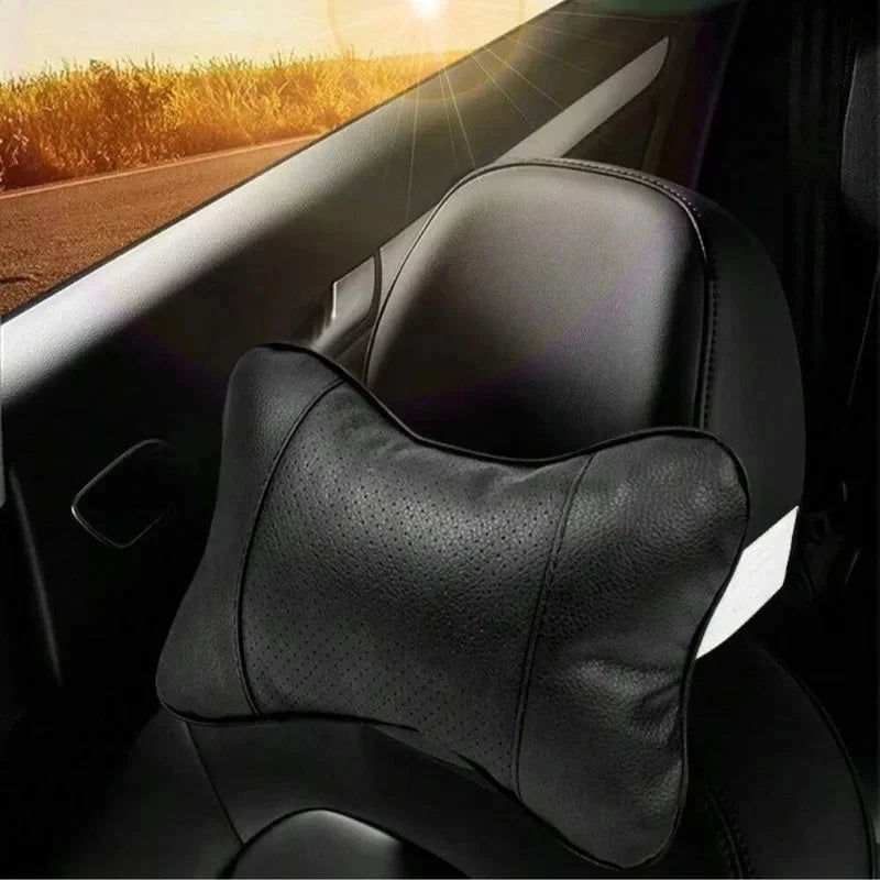 Breathable Mesh Car Headrest with Neck Support Pillow