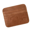 Slim Genuine Leather Card Holder Wallet
