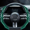 Carbon Fiber Texture Steering Wheel Cover - Anti-Slip & Comfortable Grip