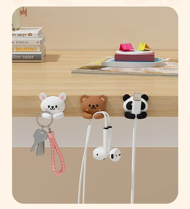 Adorable Cartoon Cable Organizer Clips