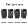 TPU Car Key Cover Case for Chevrolet Cruze, Orlando, Buick, Opel Models