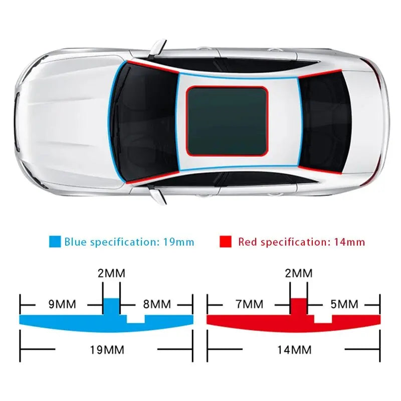 Car Weatherstrip Seal with Anti-Collision Edge Protection