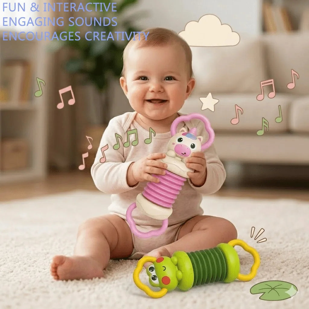 Kids Cartoon Frog Unicorn Accordion – Early Learning Musical Toy