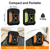 Portable Waist Fan with Flashlight & Power Bank