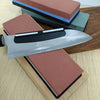 Dual-Grit Knife Sharpening Stone Kit with Bamboo Base & Angle Guide