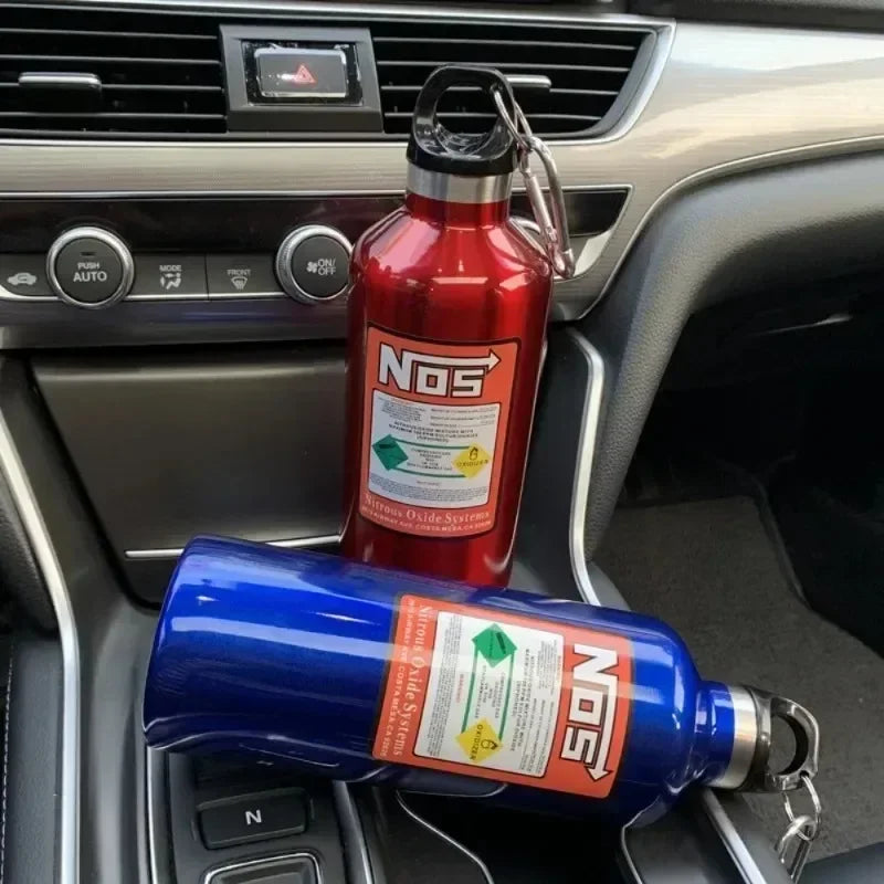Stainless Steel 500ml Vacuum Insulated Bottle with NOS-Style Design