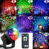 RGB Rotating Disco Ball Light