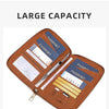 RFID Blocking Travel Passport Holder and Document Organizer