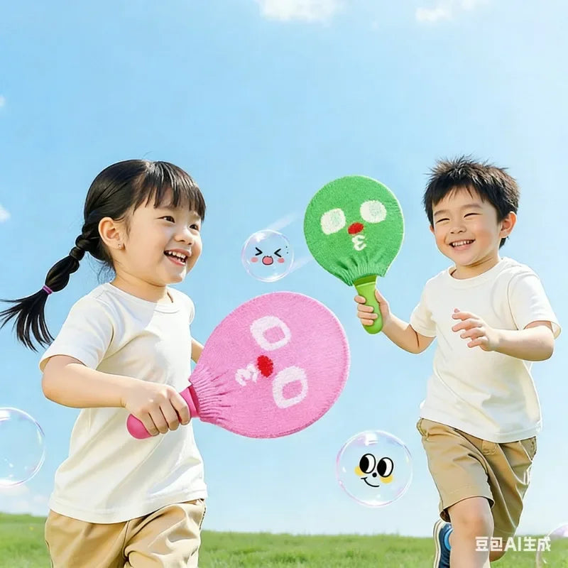 Magic Bubble Wand Toy with Flipping Stick