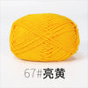 4-Ply Soft Cotton Blend Yarn for Knitting and Crochet