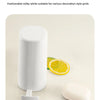A minimalist milky white soap bar grinder and dispenser with a wall-mount option shown on a light background.