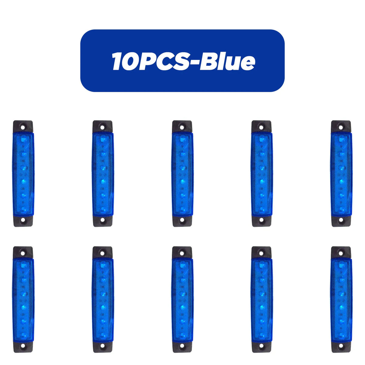IP67 Waterproof LED Side Marker Lights (Set of 10)