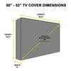 Outdoor Wall-Mounted TV Cover - Waterproof & Dustproof Protector