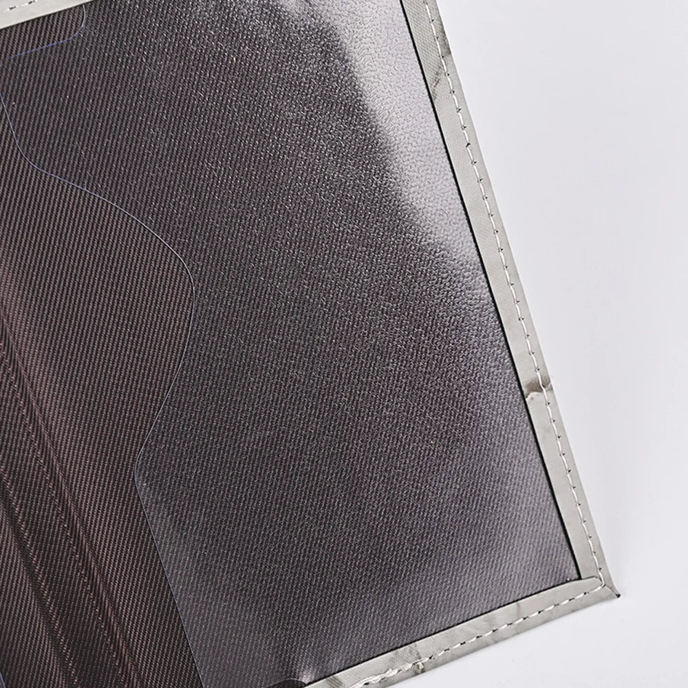 Classic Vintage Leather Passport Holder with Card Slots