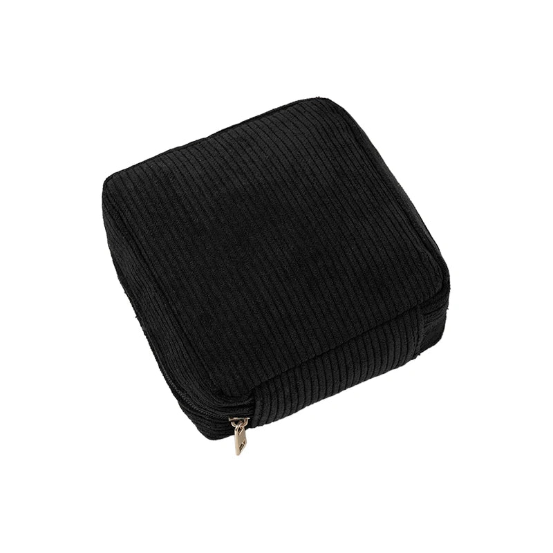 Tragbare Flanell-Make-up- & Toilettenartikel-Tasche