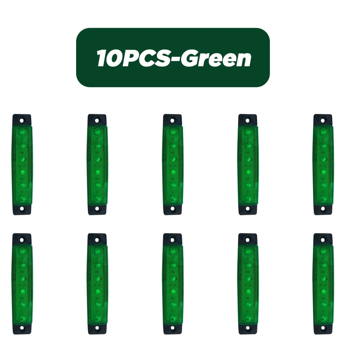 IP67 Waterproof LED Side Marker Lights (Set of 10)