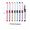 Fine Point Disposable Fountain Pens with Stainless Steel Nib (8-Pack, Assorted Colors)