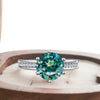 Lab-Created Moissanite Diamond Ring