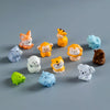 Mini Zoo Resin Animal Figurines Set for Fairy Garden Decor