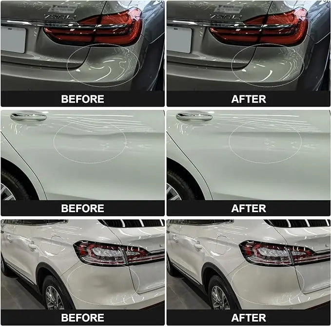 Paintless Dent Repair Kit with Suction Cups and Puller