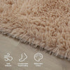 Plush Shaggy Area Rug for Living Room & Bedroom