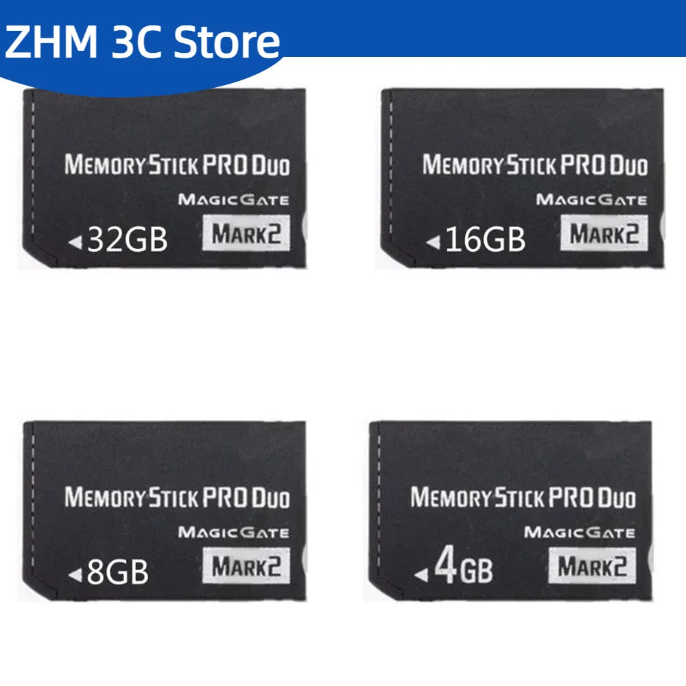 Memory Stick PRO-HG Duo for PSP (4GB–64GB)