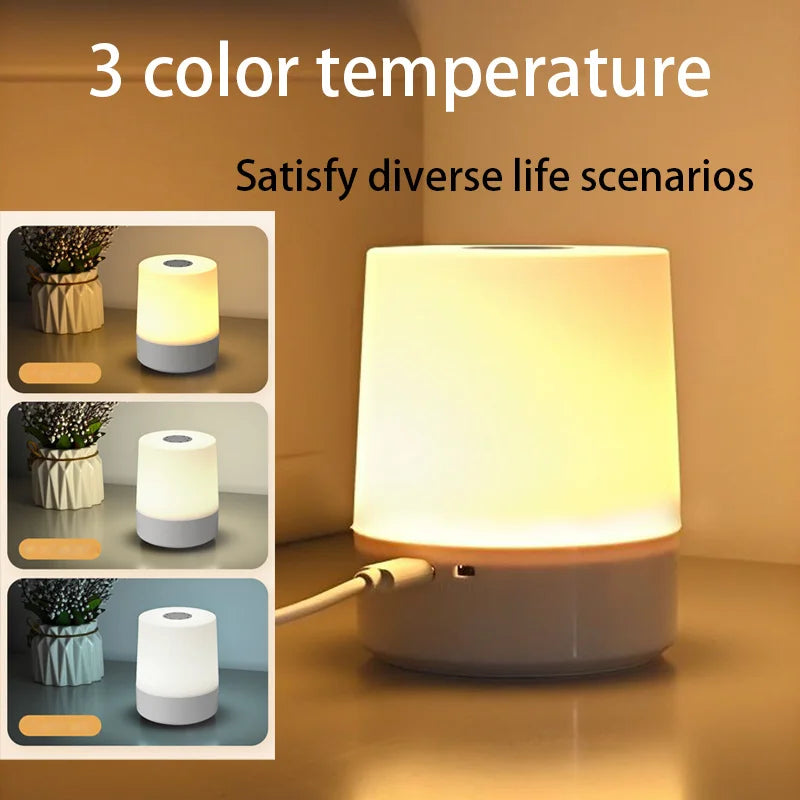 Rechargeable Touch Night Lamp with Remote