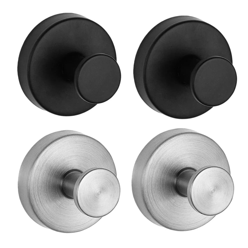 Stainless Steel Suction Cup Hooks for Bathroom & Kitchen