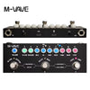 Black M-VAVE multi-effects guitar pedal with various knobs and input/output jacks